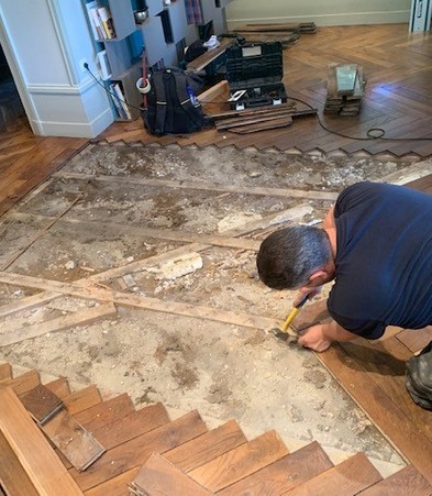 Dépose de parquet