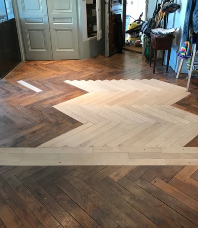 Raccords parquets existant